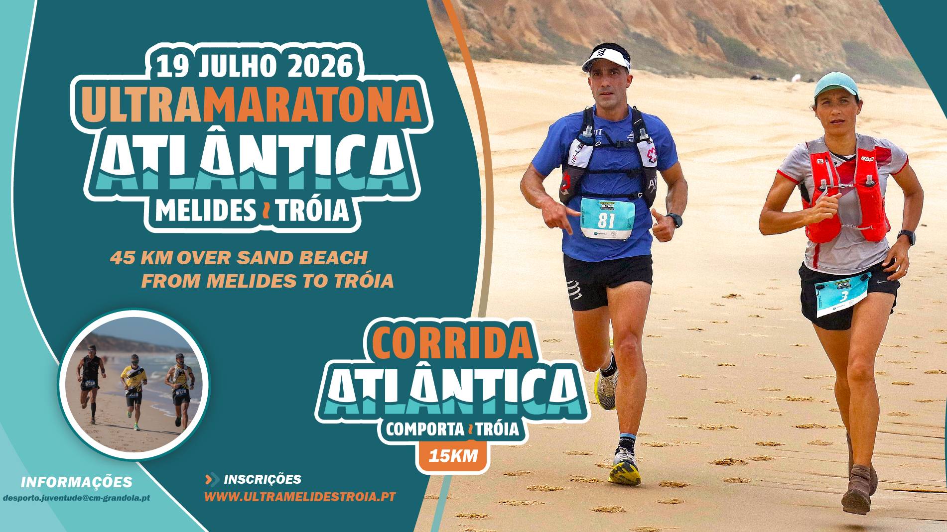 Ultra Maratona Atlântica Melides - Tróia